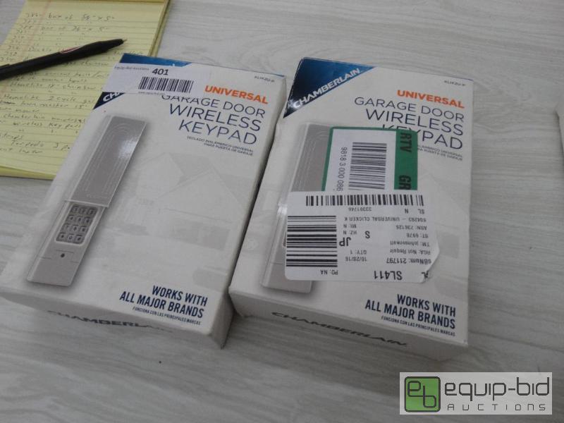 lot 401 image: 2 Chamberlain Universal Garage Door Wireless ...