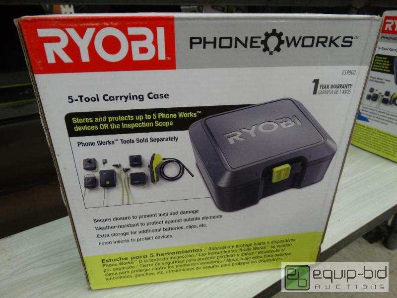 lot 415 image: Ryobi Phone Works 5 tool Carrying Case....