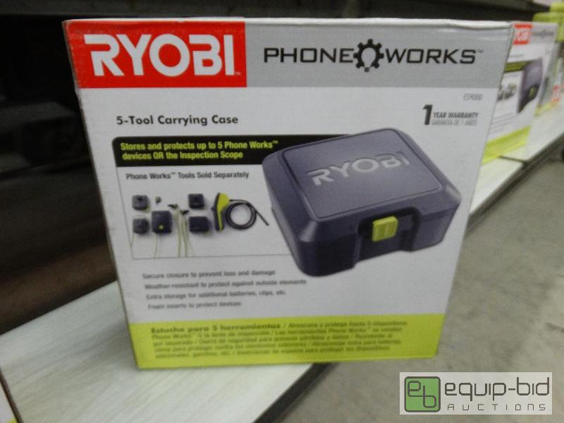 lot 416 image: Ryobi Phone Works 5 tool Carrying Case....