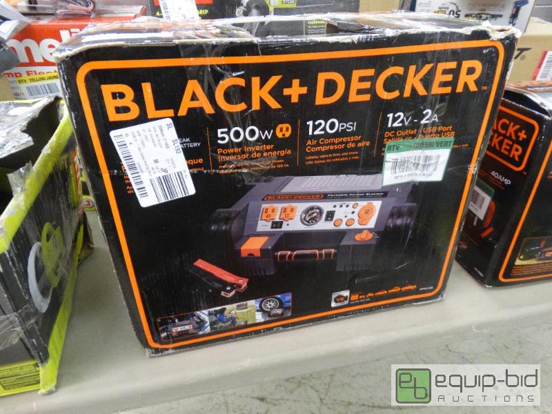 lot 428 image: Black &amp Decker Portable Power Station....