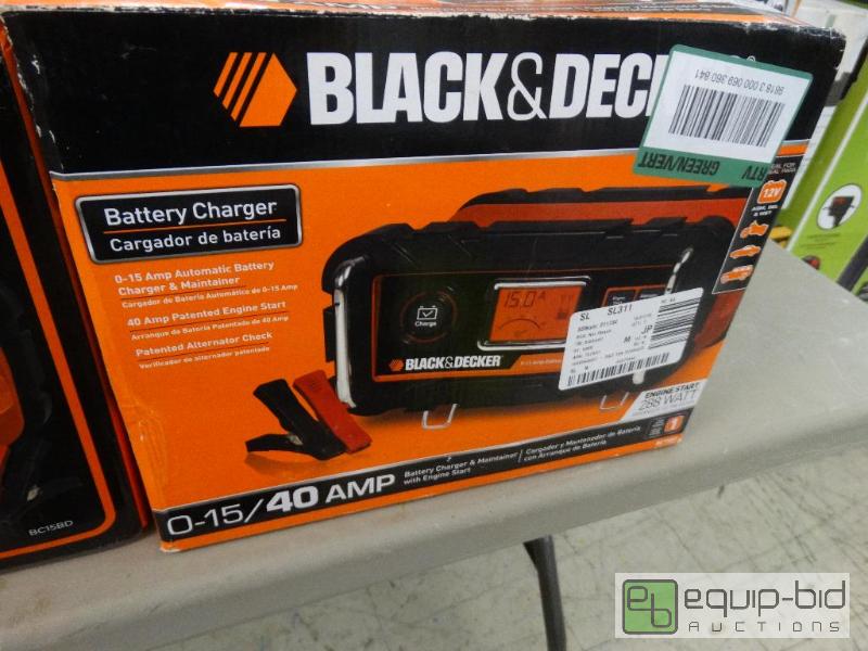 lot 430 image: Black &amp Decker Battery Charger....
