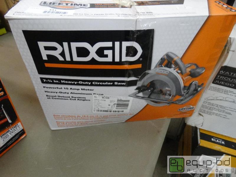 lot 431 image: Ridgid&nbsp7 - 14 Circular Saw....