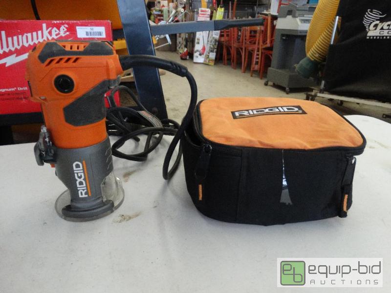 lot 70 image: Ridgid Spiral Saw WCase....