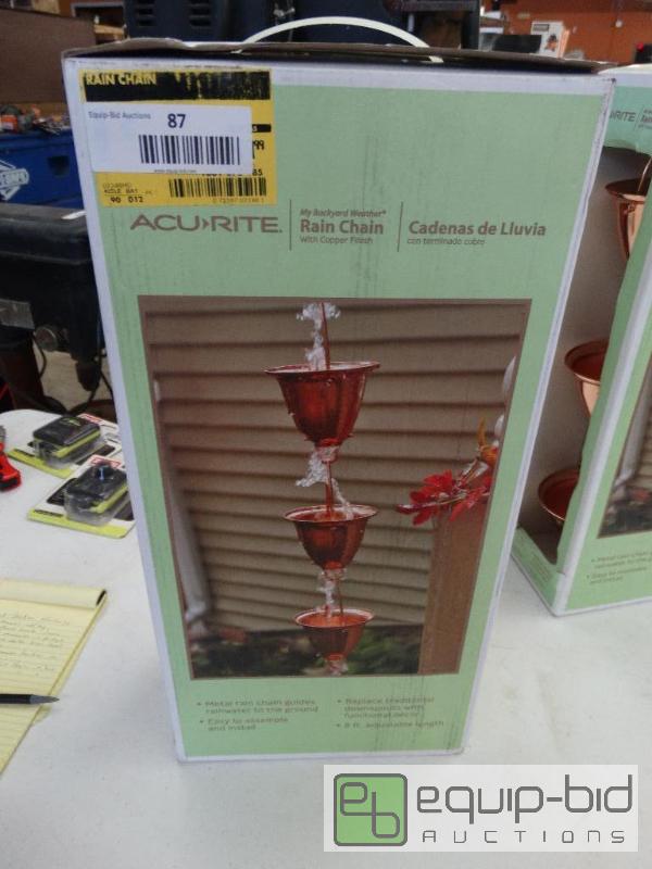 lot 87 image: Acu-Rite&nbspRain-Chain In Box....