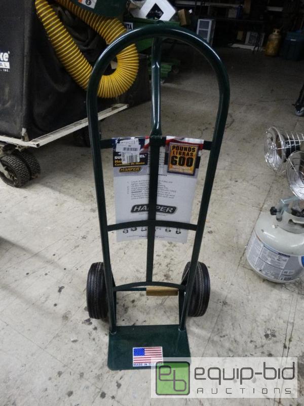 lot 90 image: Harper Hand Truck - 600 Lb Capacity - Bent Ri...