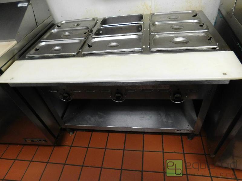 lot 1307 image: Duke 3 Bay Steam Table