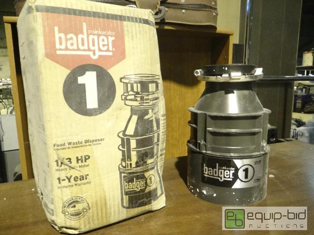 lot 2049 image: Badger 13 hp Food Waste Disposal Never Been Installed
