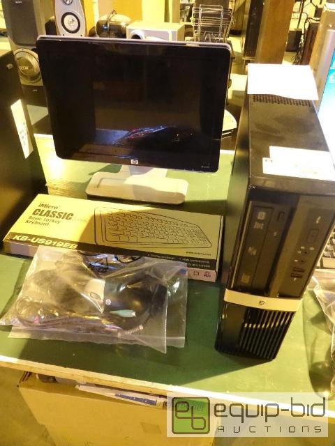 lot 2062 image: Hp 3000 Complete Desktop Set Speakers Not Included Windows 7 Operating System 3 ...