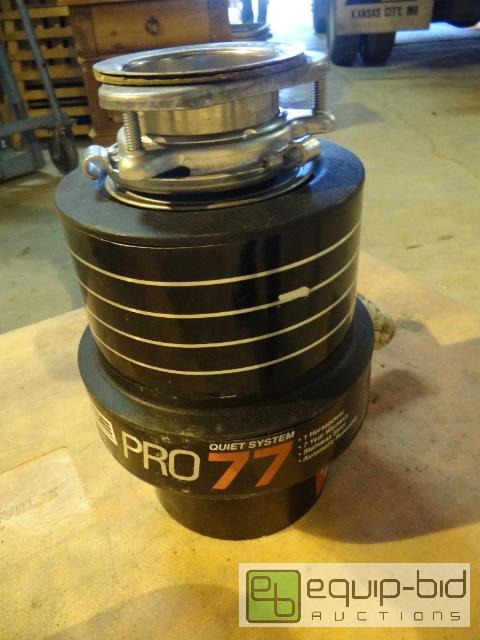 lot 2106 image: PRO 77 1hp Stainless Steel Food Disposal System