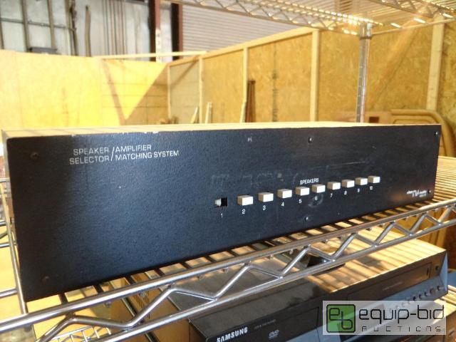 lot 2154 image: SpeakerAmplifier SelectorMaching System